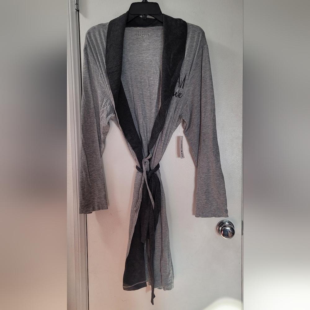 Gray Women's Robe - Picture 2 of 6